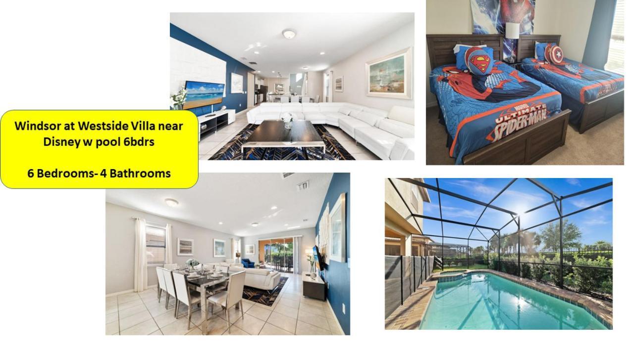 Luxury New Villa Near Disney With Pool 6Bedrooms 키시미 외부 사진